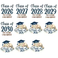 Graduation Animals Clipart PNG - Extended License – Image 2