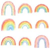 Rainbow Whimsical Elements Clipart PNG - Personal Use License – Image 3
