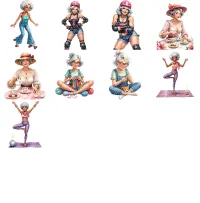 Retro Glam Granny Clipart PNG - Personal Use License – Image 3