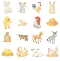 Farm Animal Homestead Clipart PNG - Personal Use License – Image 5