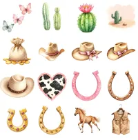 Western Cowgirl Clipart PNG - Extended License – Image 3