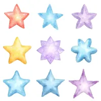 Pastel Hearts and Shapes Clipart PNG - Extended License – Image 5