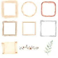 Neutral Bow and Stationery Clipart PNG - Extended License – Image 5