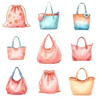Beach Summer Accessories Clipart PNG - Extended License – Image 4
