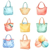 Beach Summer Accessories Clipart PNG - Extended License – Image 5