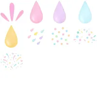 Cute Sun Moon Stars Clipart PNG - Extended License – Image 5