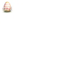 Cute Bunny Spring Flowers Clipart PNG - Extended License – Image 4