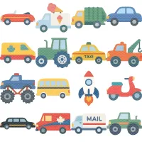 Kids Transportation Clipart PNG - Extended License – Image 2