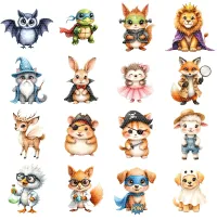 Cute Animal Costume Halloween Clipart PNG - Extended License – Image 2