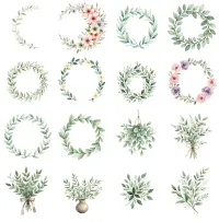 Wedding Day Elements Clipart PNG - Extended License – Image 5