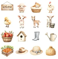 Baby Farm Animals Clipart PNG - Personal Use License – Image 4