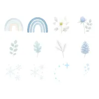 Winter Rainbow Clipart PNG - Extended License – Image 2