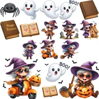 Halloween Grandma Clipart PNG - Extended License – Image 3