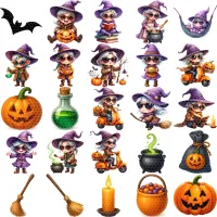 Halloween Grandma Clipart PNG - Extended License – Image 2