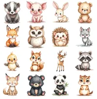 Forest Animal Clipart PNG - Extended License – Image 2