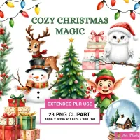 Christmas Holiday Clipart PNG - Extended License – Image 1