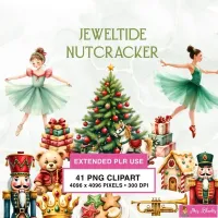 Nutcracker Christmas Clipart PNG - Extended License – Image 1