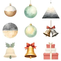Scandinavian Christmas Ornament Clipart PNG - Extended License – Image 3