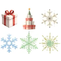 Scandinavian Christmas Ornament Clipart PNG - Extended License – Image 4
