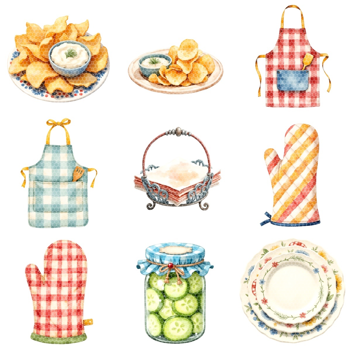 Backyard cookout BBQ Summer Picnic Clipart PNG - Commercial + PLR Use License – Image 5