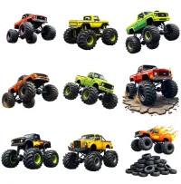 Colorful Monster Truck Watercolor Clipart PNG - Commercial + PLR Use - Monster Truck Mayhem – Image 4