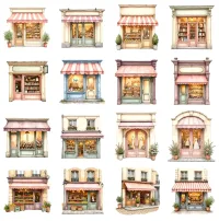 Pink Coquette Paris Watercolor Clipart PNG - Personal Use License - Pink Coquette Paris – Image 2