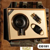 (CG181) سيت إكسسوارات كوهيبا للذكرى الـ 50 - 3 قطع – طقم إكسسوارات (3 قطع), الذكرى الـ 50 (أسود وذهبي), كوهيبا