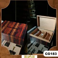 (CG183) غوركا سيلار ريزيرف - هيوميدور و – طقم مرطب مع إكسسوارات, سيلار ريزيرف خشبي دافئ, غوركا