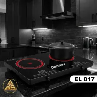 (EL 017) - طباخ كهربائي سيراميك دامفوكس – طباخ سيراميك, 5600 واط - بـ عينين, دامفوكس