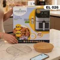 (EL 026) - قلاية هوائية إمبليوم مع واي فاي – قلاية هوائية ذكية, 8 لتر - اتصال WiFi, إمبليوم - ضمان سنة