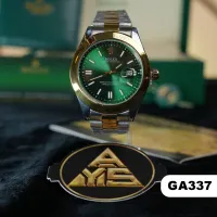رولكس أويستر بربتشوال (GA337) - Rolex Oyster Perpetual – رجالي, أخضر, Rolex - ضمان سنة