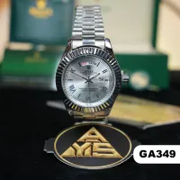 رولكس داي ديت (GA349) - Rolex Day-Date – رجالي, فضي, Rolex - ضمان سنة