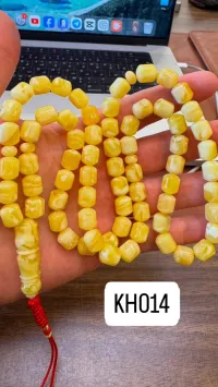(KH014) سبحة كهرب حر أصلي صندوقي فاخر  – Image 2