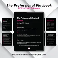 The Professional Playbook | Tip #14: Verify AI Outputs – Image 1