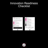 Innovation Readiness Checklist – Image 2