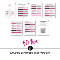 50 Tips for Developing a Professional Portfolio – Image 2
