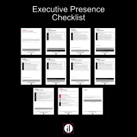 Executive Presence Checklist – Image 2