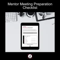 Mentor Meeting Preparation Checklist – Image 1
