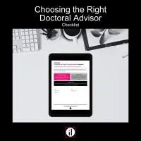 Choosing the Right Doctoral Advisor Checklist – Image 1