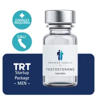 TRT CALI Men's Startup Package 60 days (Consult, Labs, Cypionate 200mg/mL 10mL + Anastrozole 24×1mg) – Image 1