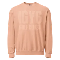 Garment-Dyed Crewneck Sweatshirt | Peachy – Image 1