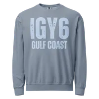 Garment-Dyed Crewneck Sweatshirt | Blue Jean – Image 1