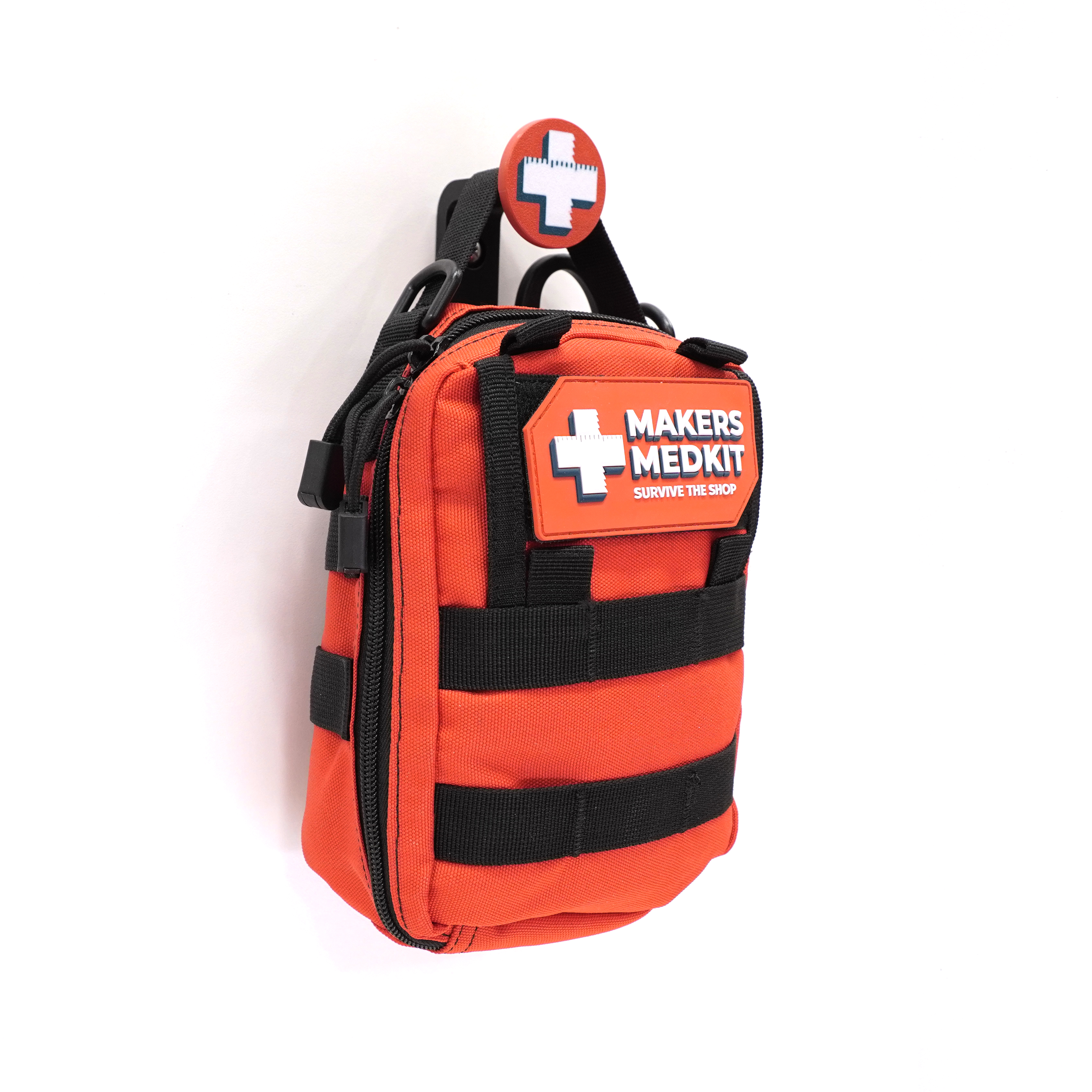 Makers MedKit RED with Wall Hanger  – Image 4