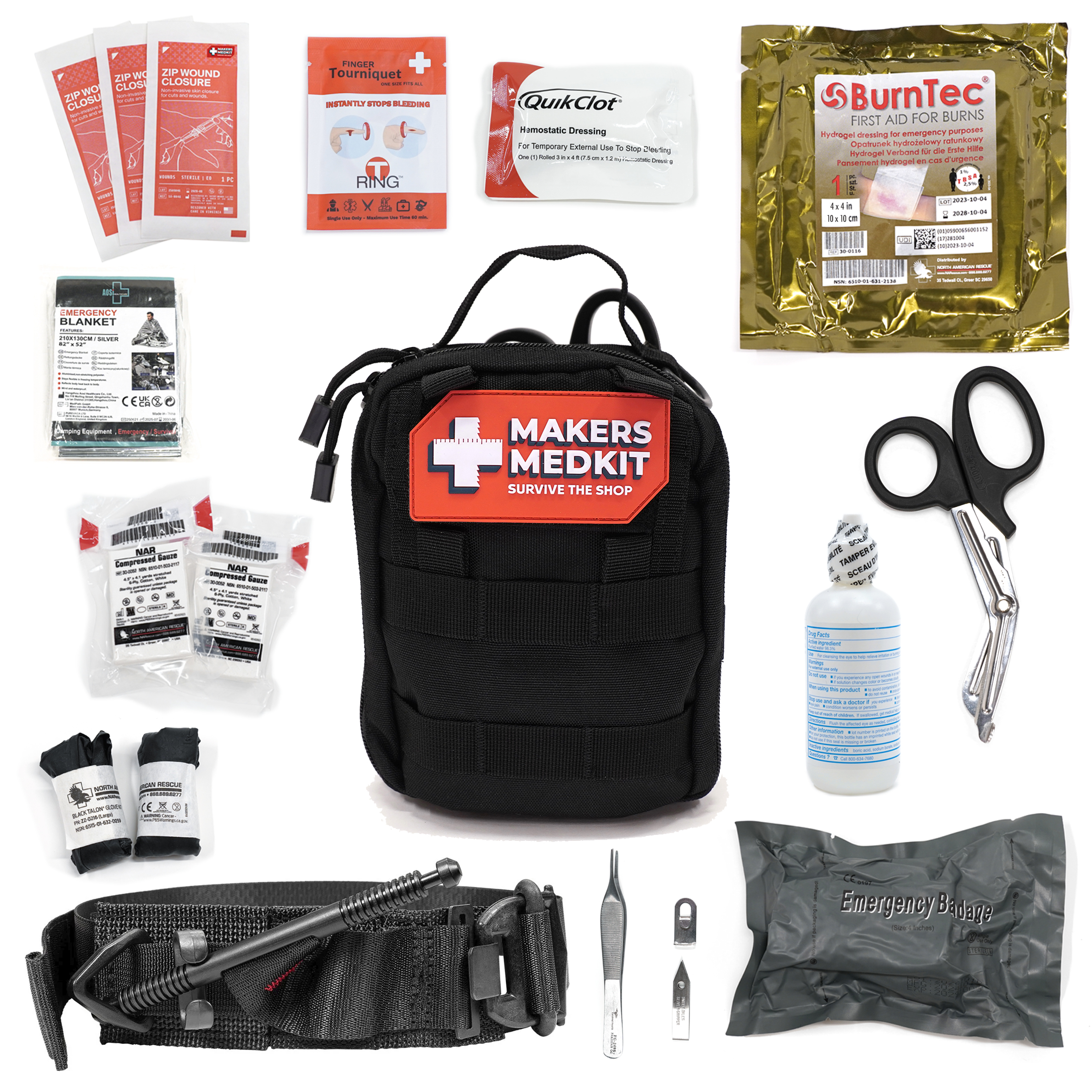 Makers MedKit BLACK with Wall Hanger  – Image 2