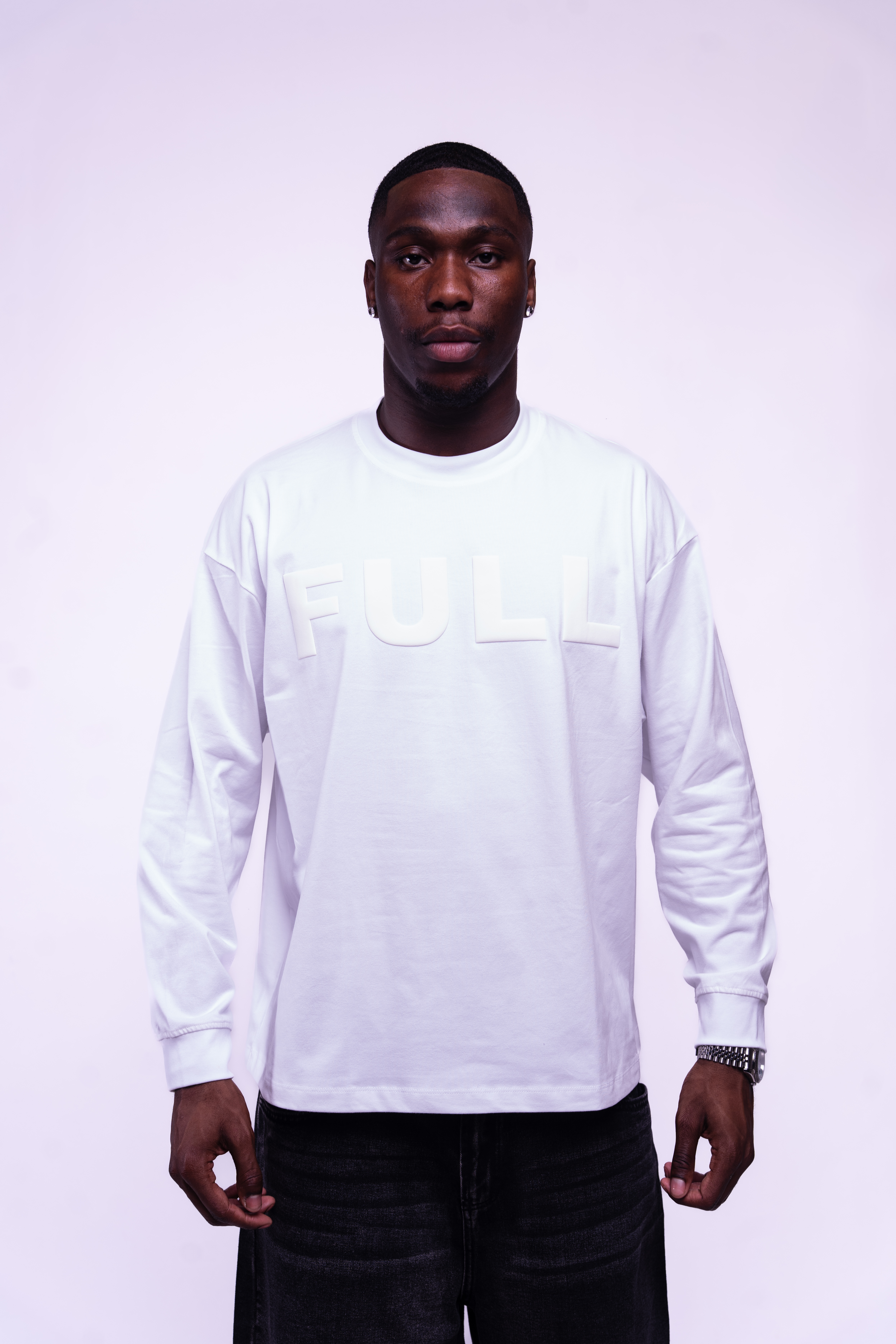 T-Shirt M-L FULL BB – Blanc, XS