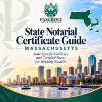 Massachusetts State Notarial Certificate Guide – Image 1