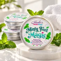 Mindy Feet Magic | Hydrating & Refreshing Foot Balm Bar – Image 1