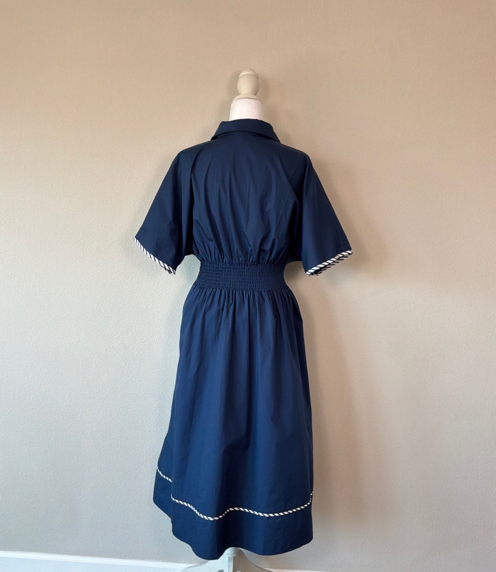 Mabel woven midi dress – Imagen 2