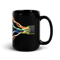 Black Glossy Mug – Image 3