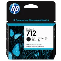 HP 712 Black 80ml Ink Cartridge - 3ED71A – Image 1